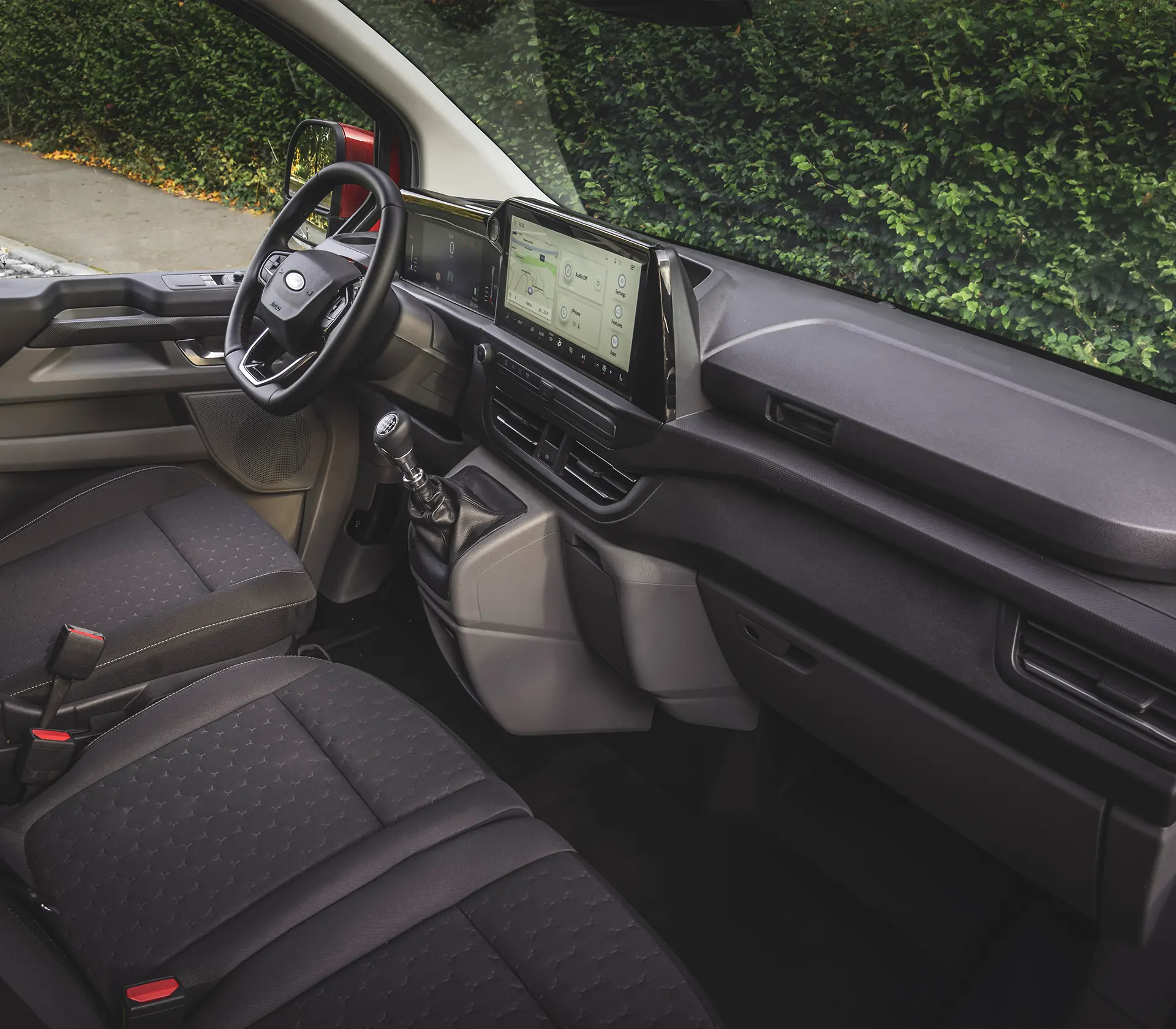 das Interieur vom Transit-Custom