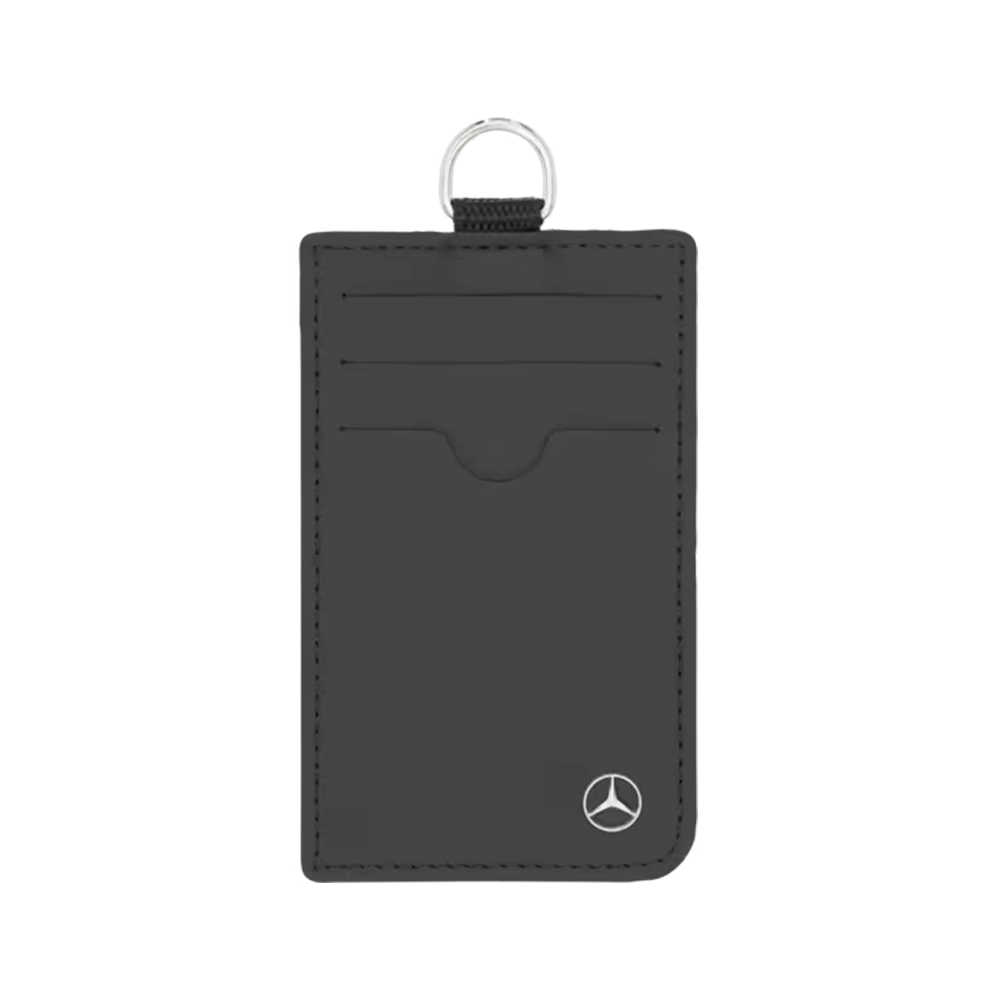 Mercedes-Benz Kreditkartenetui aus S-Klasse Leder mit Kordel