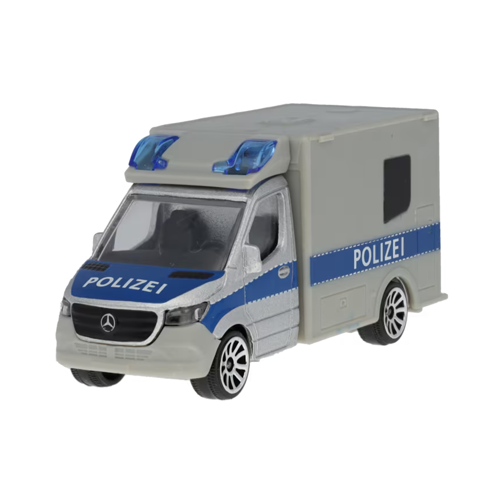 Mercedes-Benz Sprinter Polizei Spielzeugauto Majorette 1:64