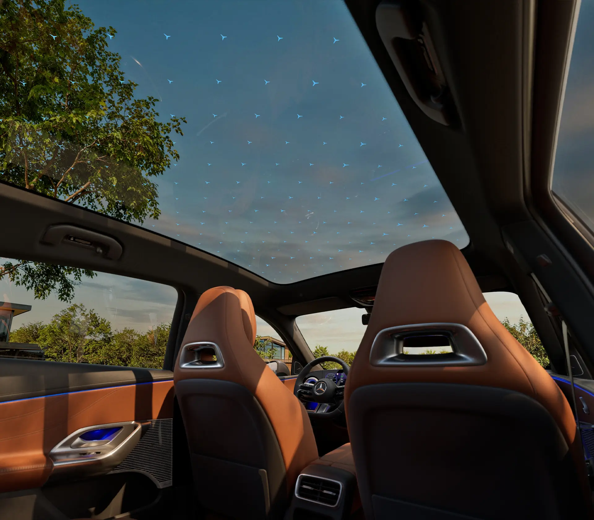 Sky Control Panoramadach des elektrischen GLC