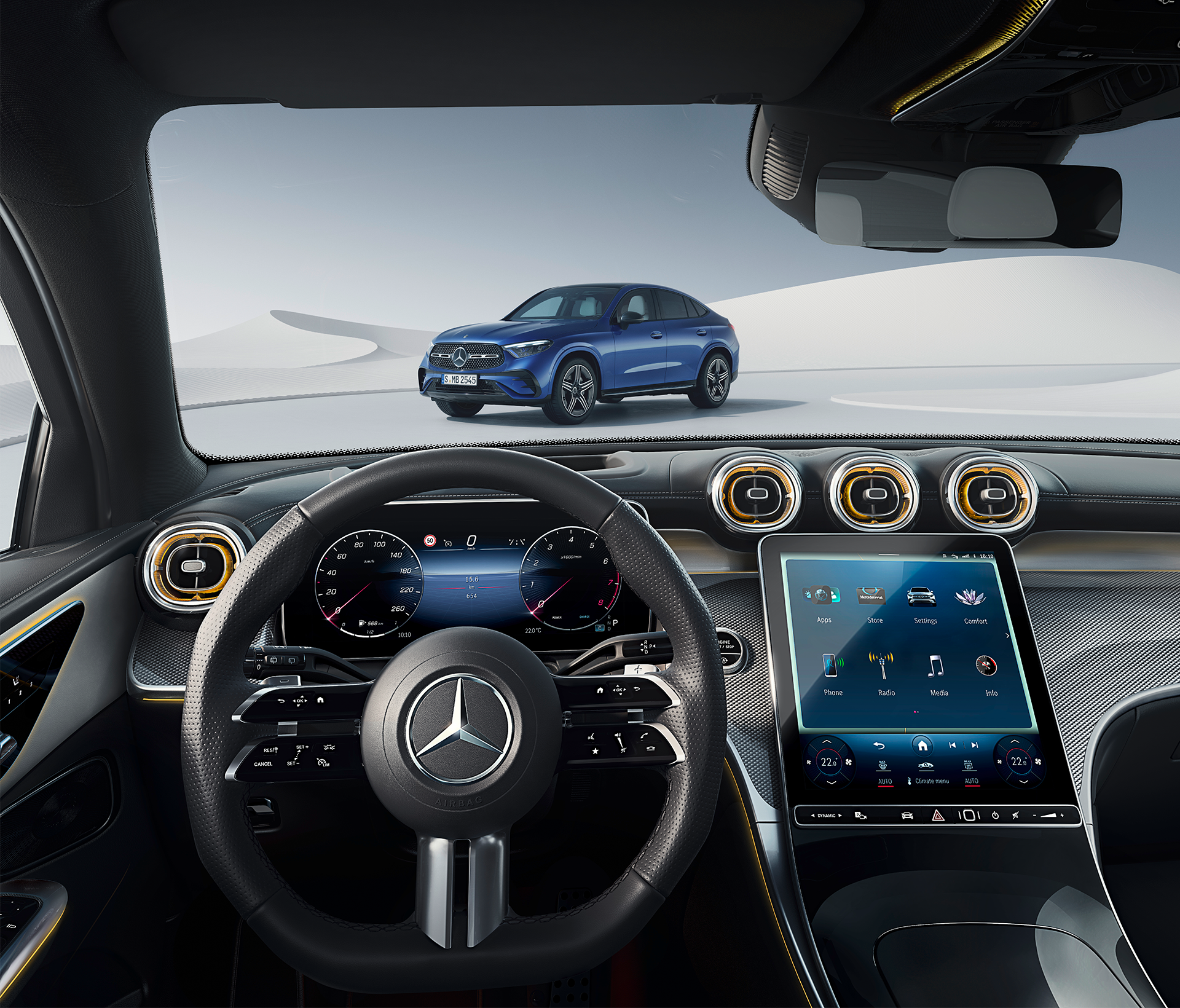 Mercedes-Benz GLC Coupé Cockpit