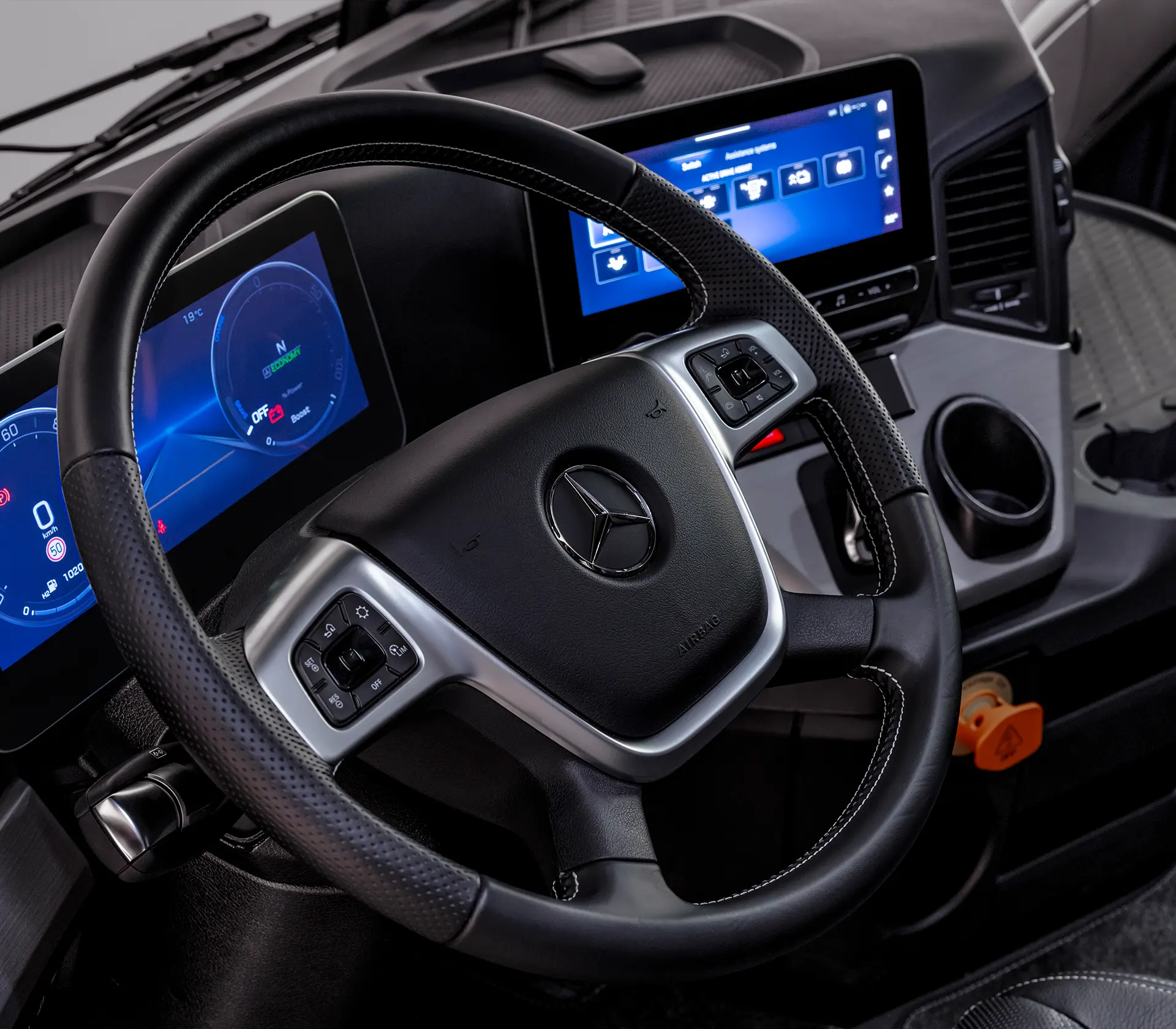 Das Interieur im NextGenH2 Truck