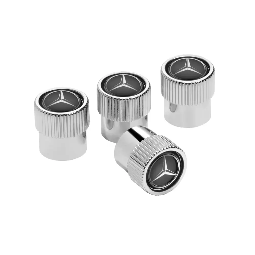 Mercedes-Benz Ventilzierkappen-Set verchromt
