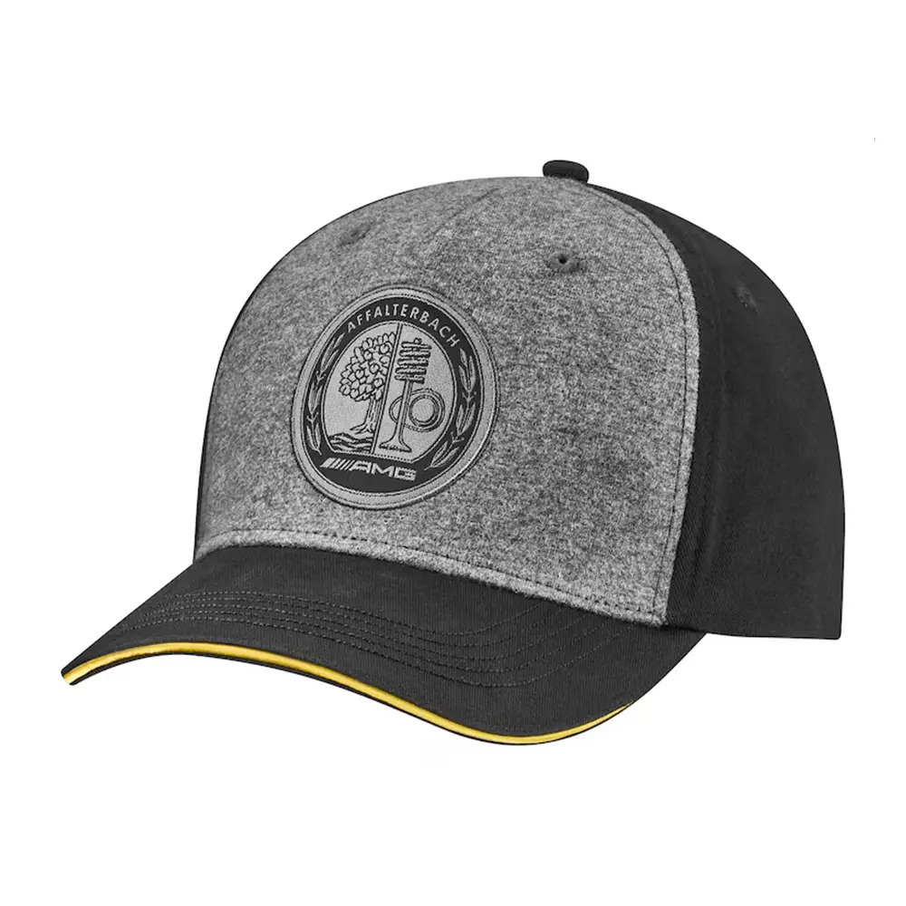 Mercedes-AMG Cap schwarz/grau melange - größenverstellbar
