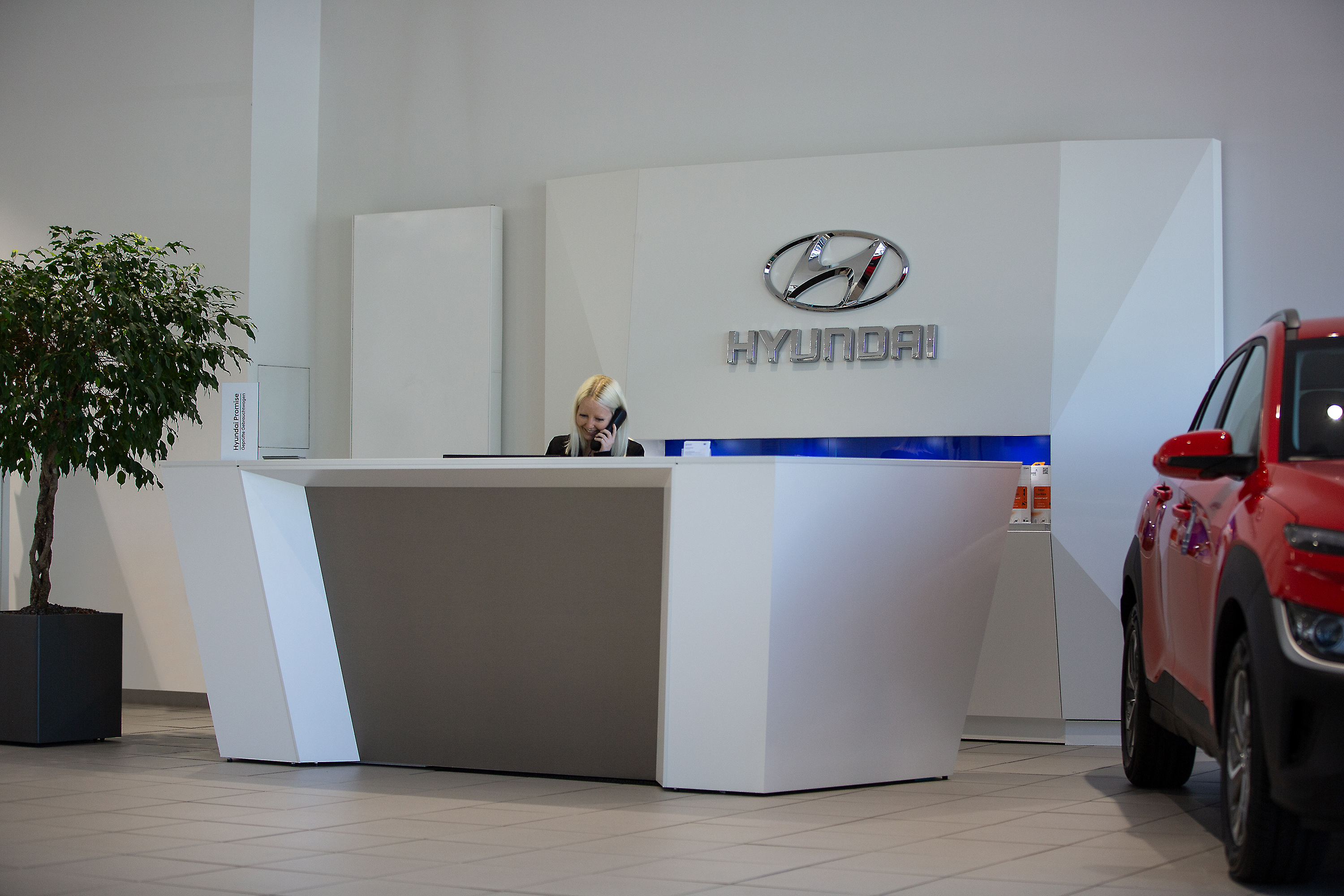 Der Empfang von Hyundai Beresa Osnabrück