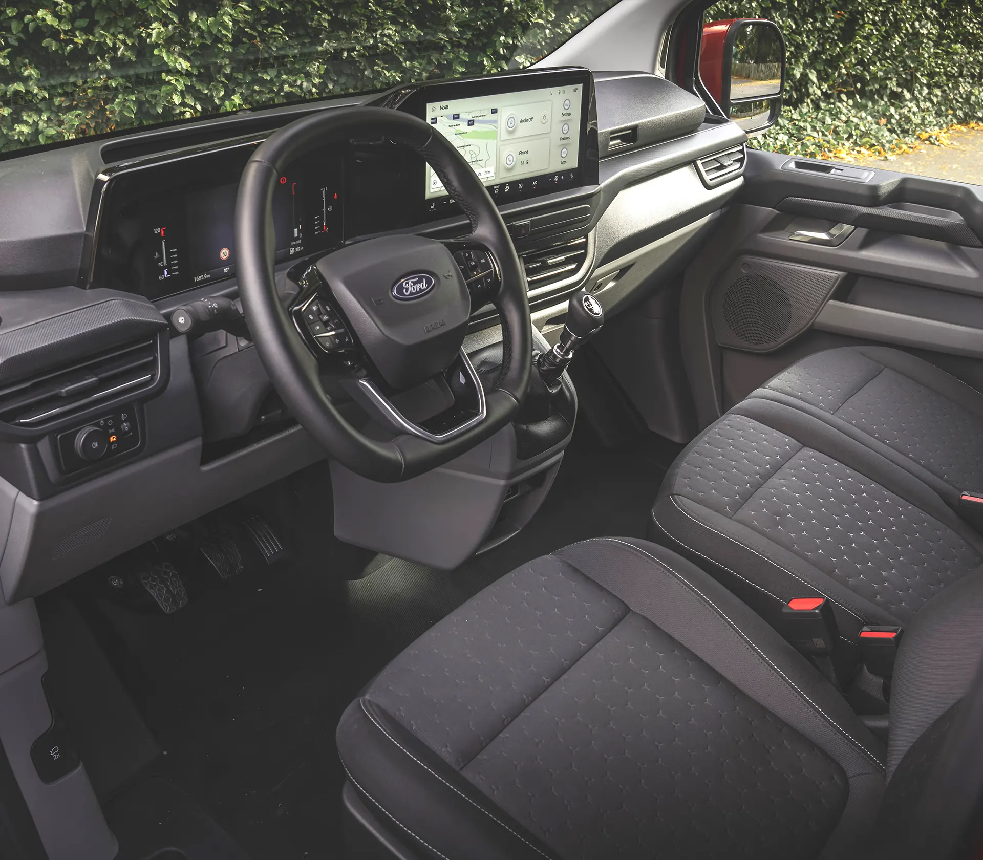 das Interieur vom Transit-Custom