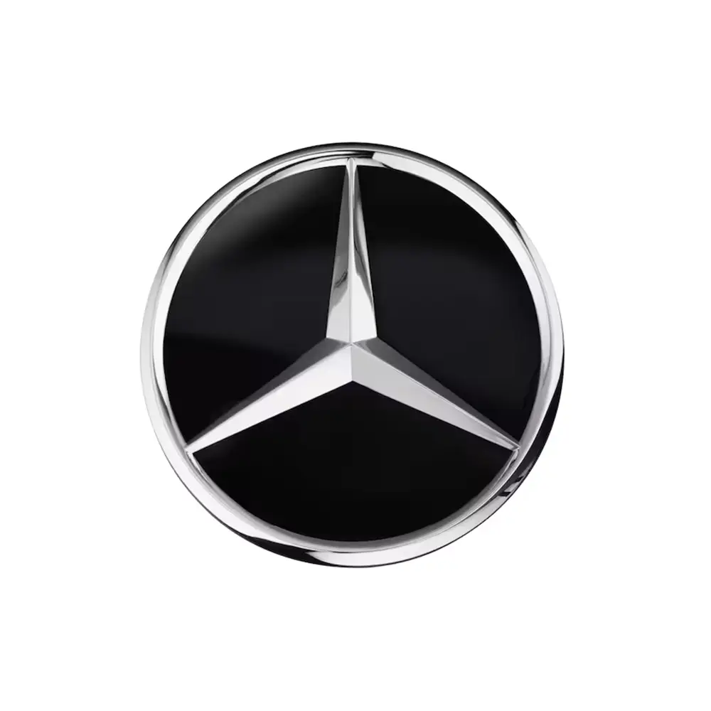 Mercedes-Benz Radnabenabdeckung Stern erhaben Schwarz