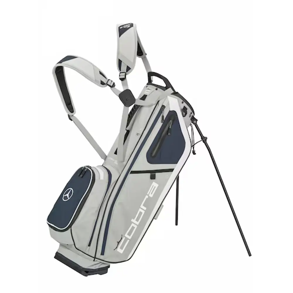 Mercedes-Benz Golf-Standbag Ultralight Pro Grau/Navy, Top-Ausstattung