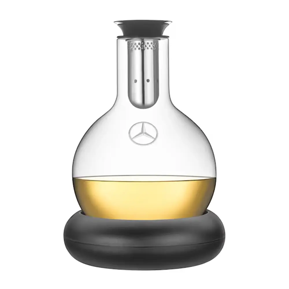 Mercedes-Benz Dekantierkaraffe mit Kühlfunktion & Edelstahl-Design
