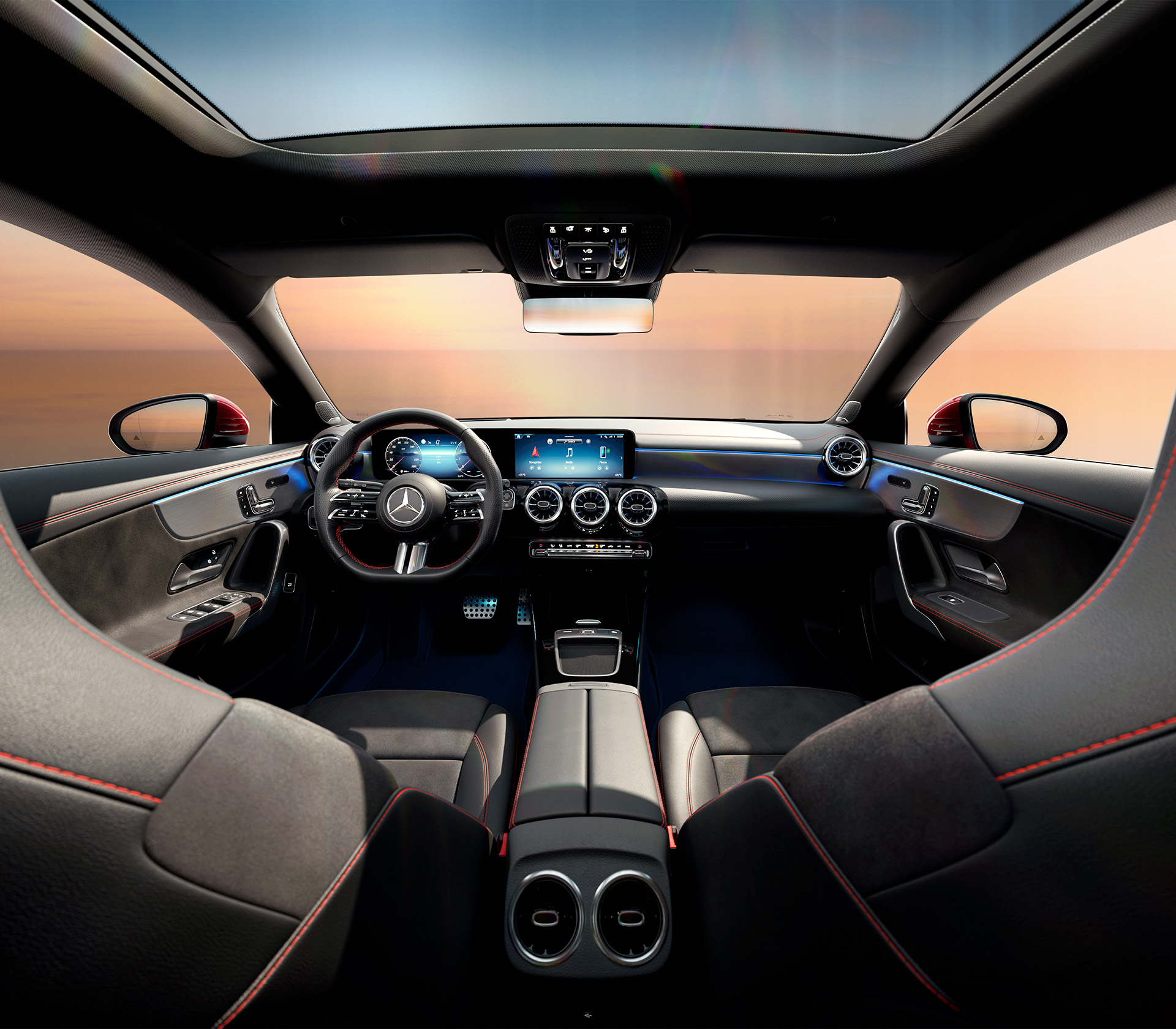 CLA Shootingbrake Interieur Front