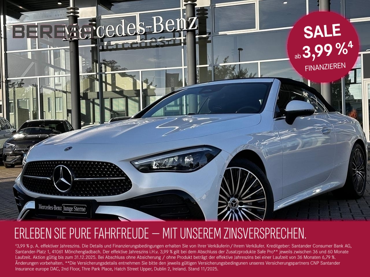 CLE 200 Cabriolet AMG Advanced Plus Memory AHK