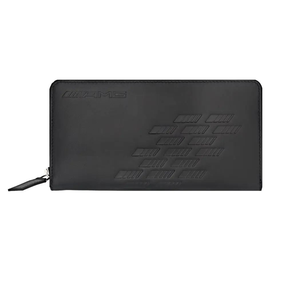 Mercedes-AMG Damen Geldbörse Rindleder RFID schwarz