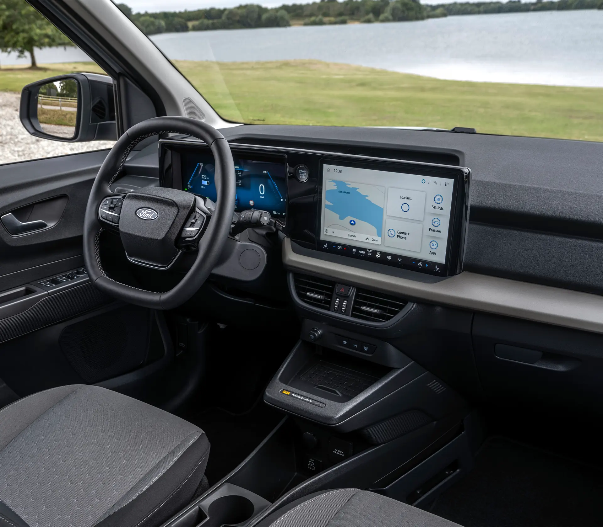 Interieur des E-Tourneo Courier