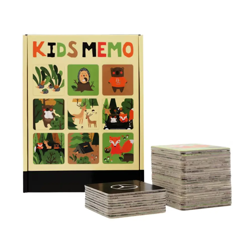 Mercedes-Benz Kids Memo Spiel Waldmotiv aus Pappe von Headu