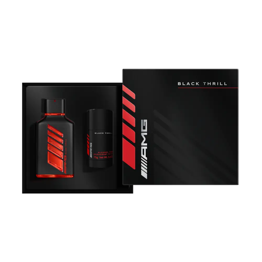 Mercedes-AMG Geschenkset AMG Black Thrill EdP 100 ml + Deostick 75 g