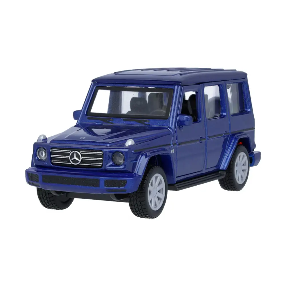 Mercedes-Benz G-Klasse W463 Pullback Heinrich Bauer brillantblau 1:43
