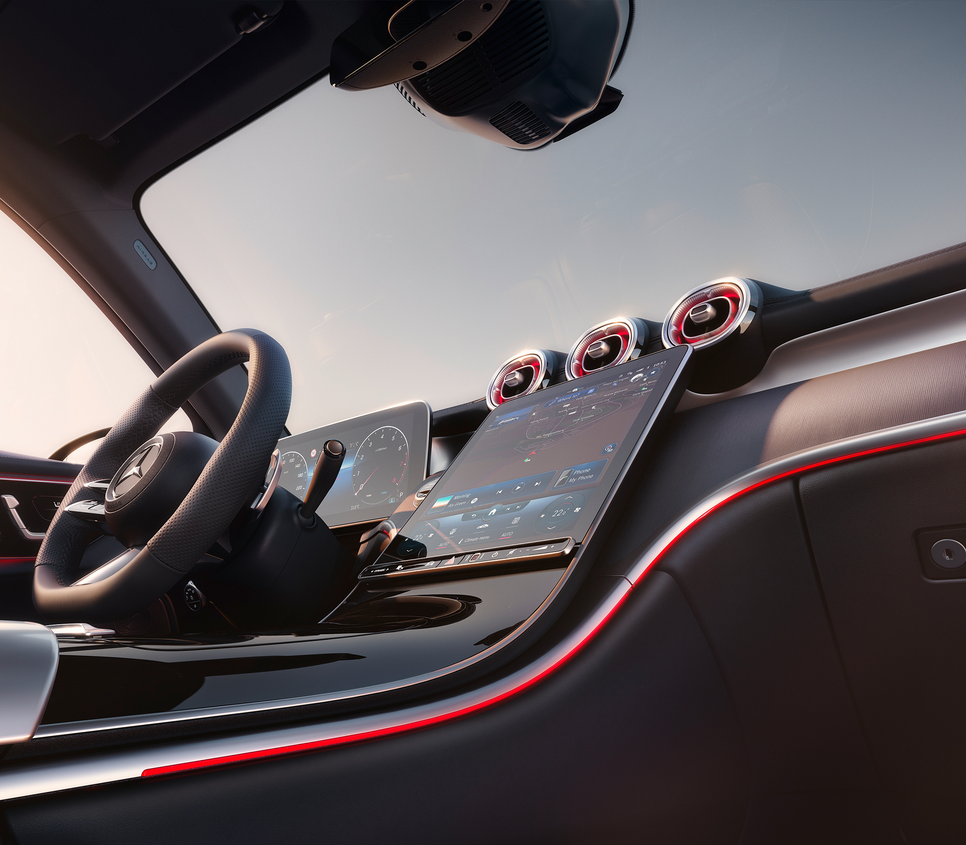 Mercedes-Benz GLC MBUX Display