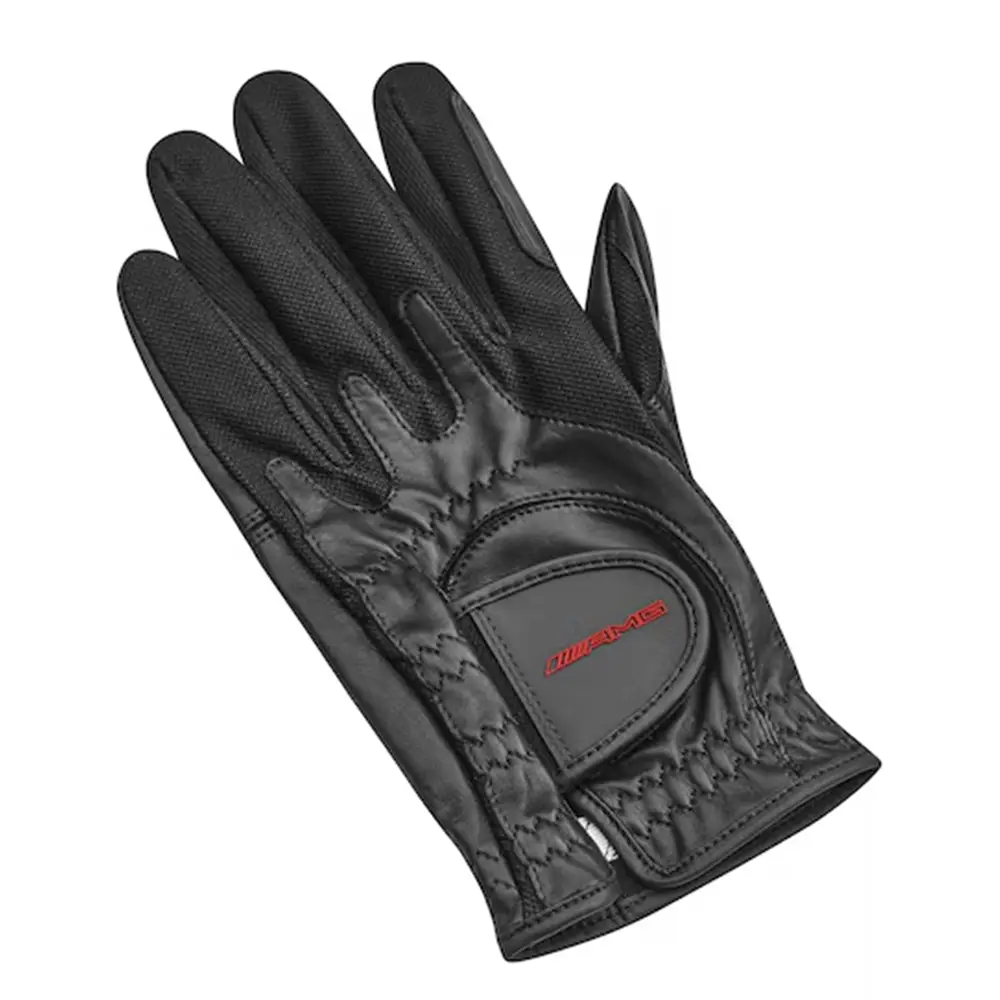 Mercedes-AMG Golf-Handschuh Schwarz, Passform & Atmungsaktiv