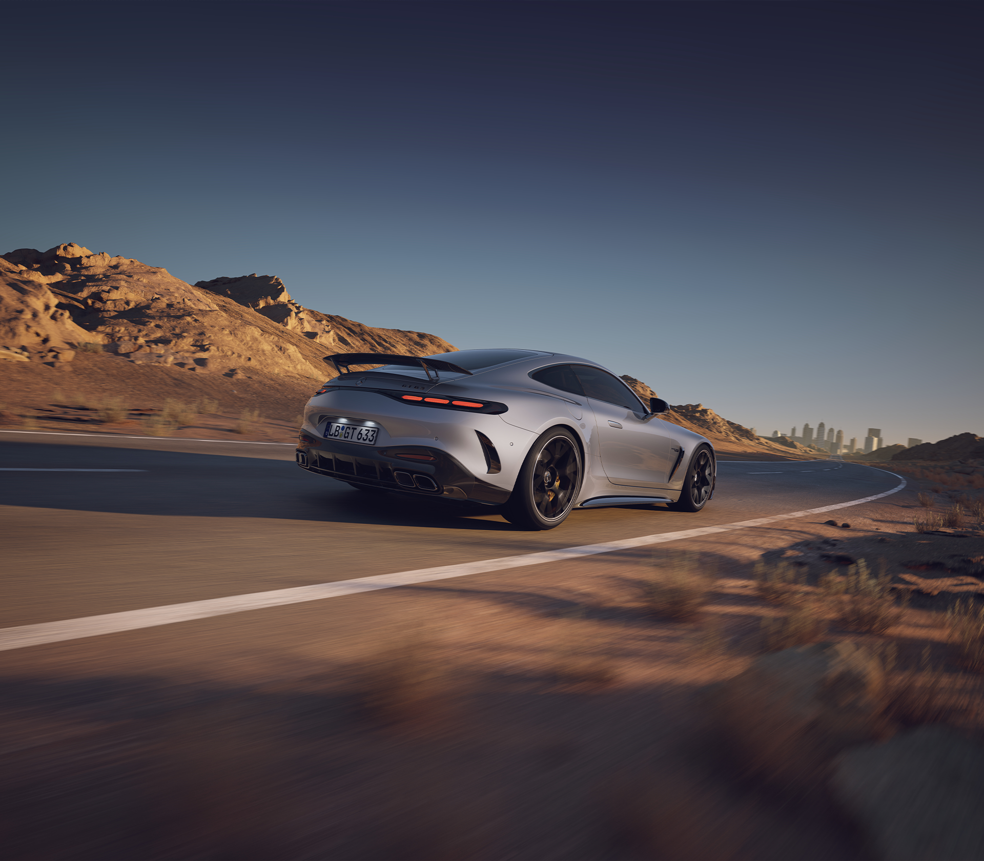 AMG GT 2 Türer von hinten