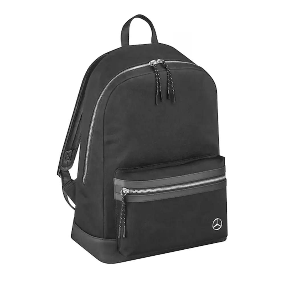 Mercedes-Benz Rucksack Schwarz mit Laptopfach 15 Zoll