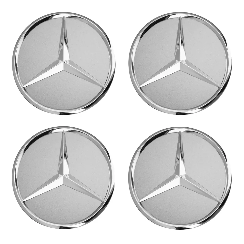 Mercedes-Benz 4x Radnabenabdeckung Stern erhaben