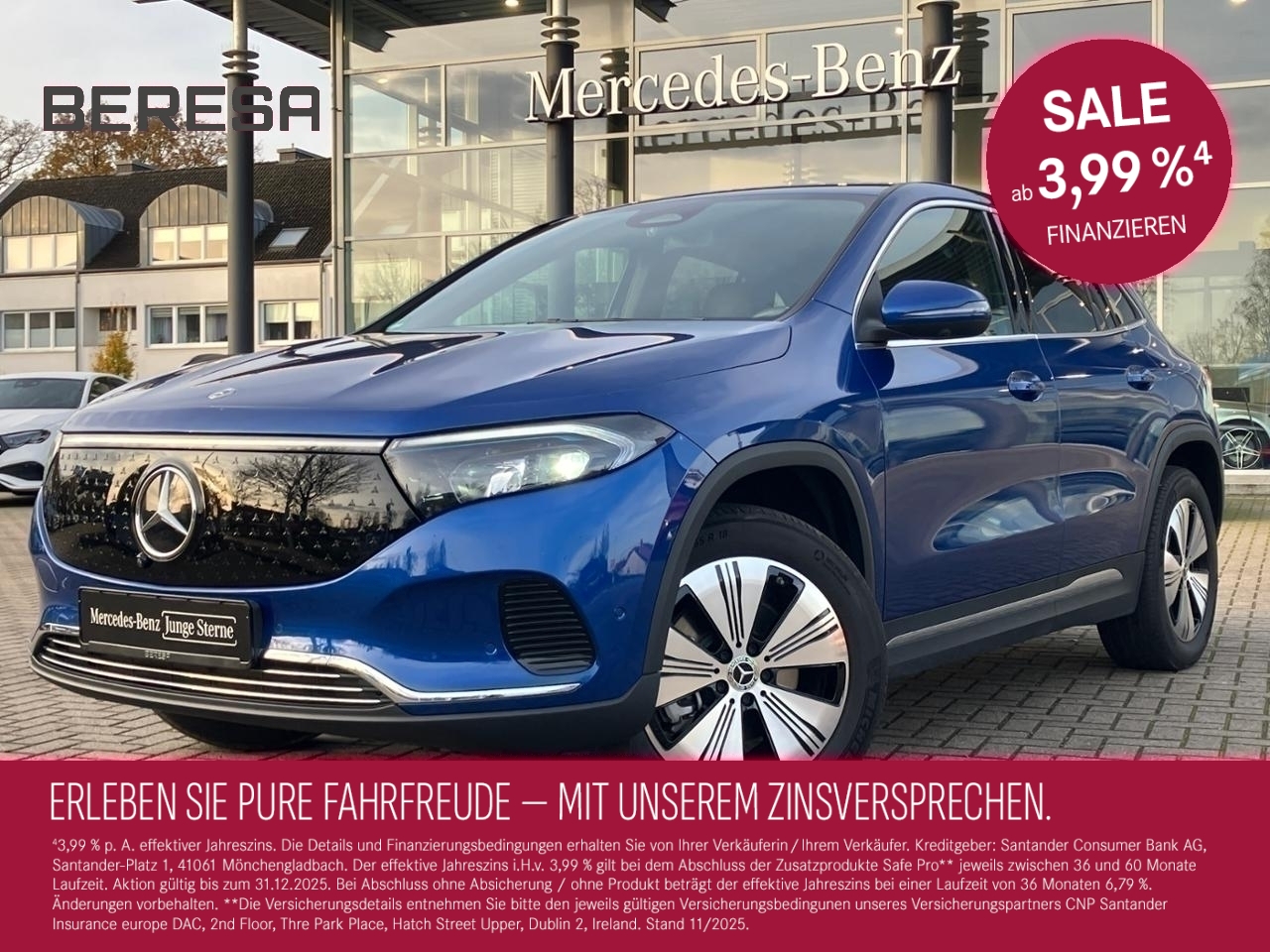 EQA 350 4M Progressive AHK 360 getöntes Glas