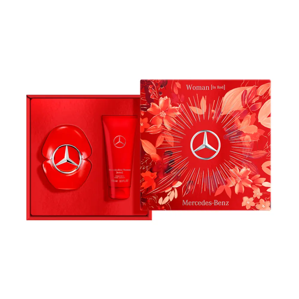 Mercedes-Benz Woman in Red Geschenkset EdP 90ml + Body Lotion 100ml