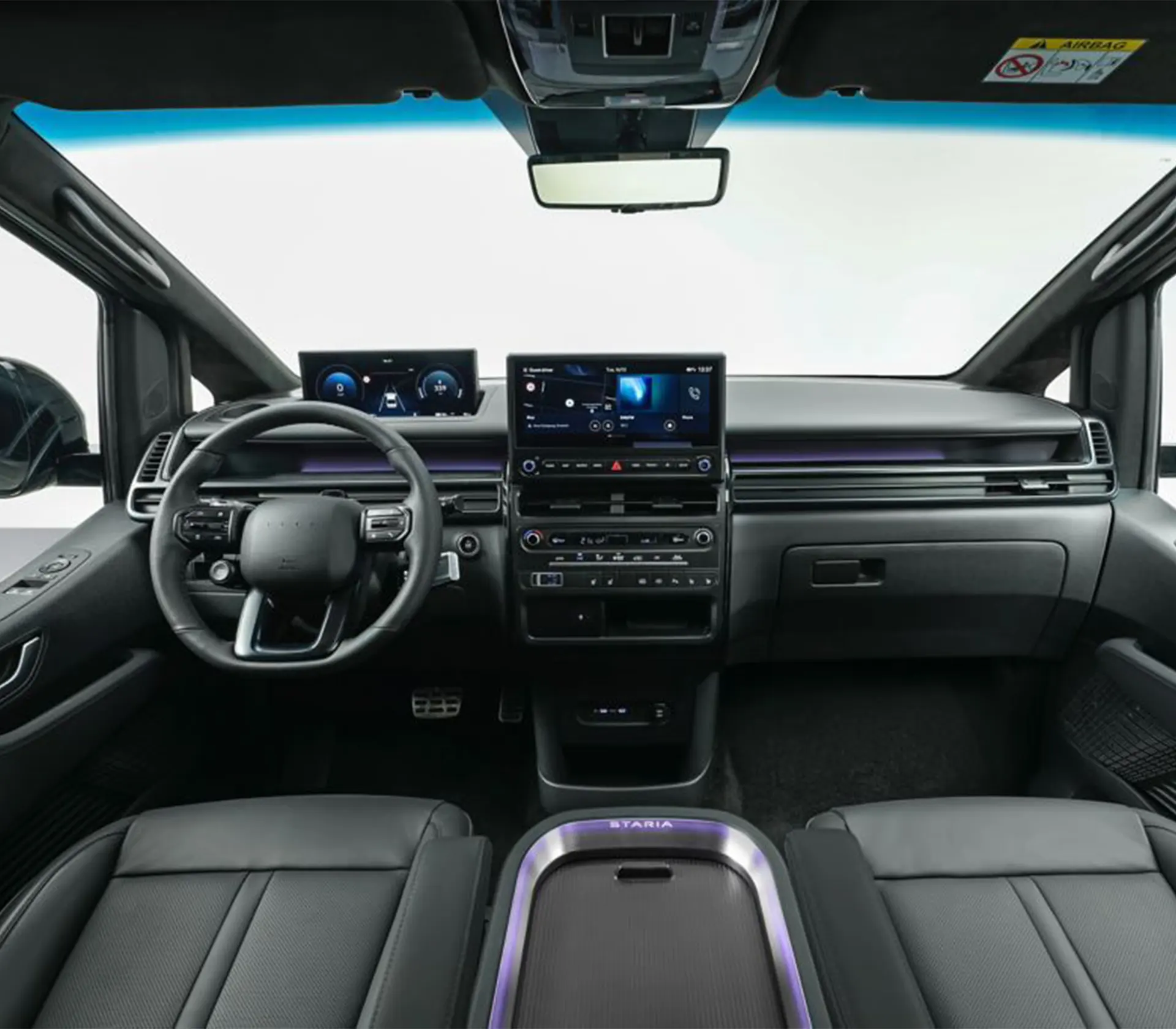 Das Interiereur des Staria Elektro