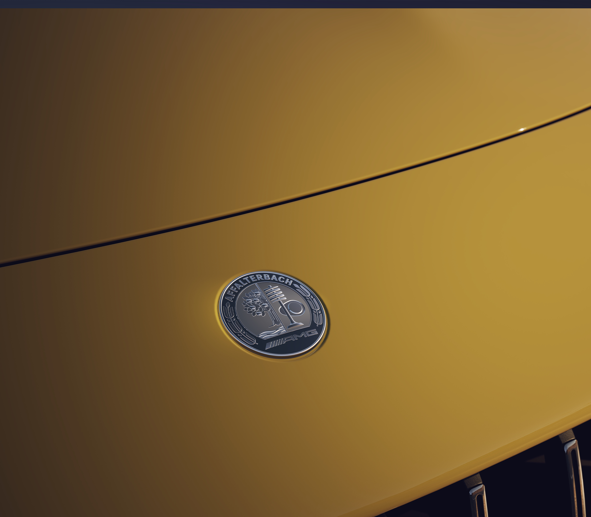 Affalterbach Zeichen auf dem AMG GT
