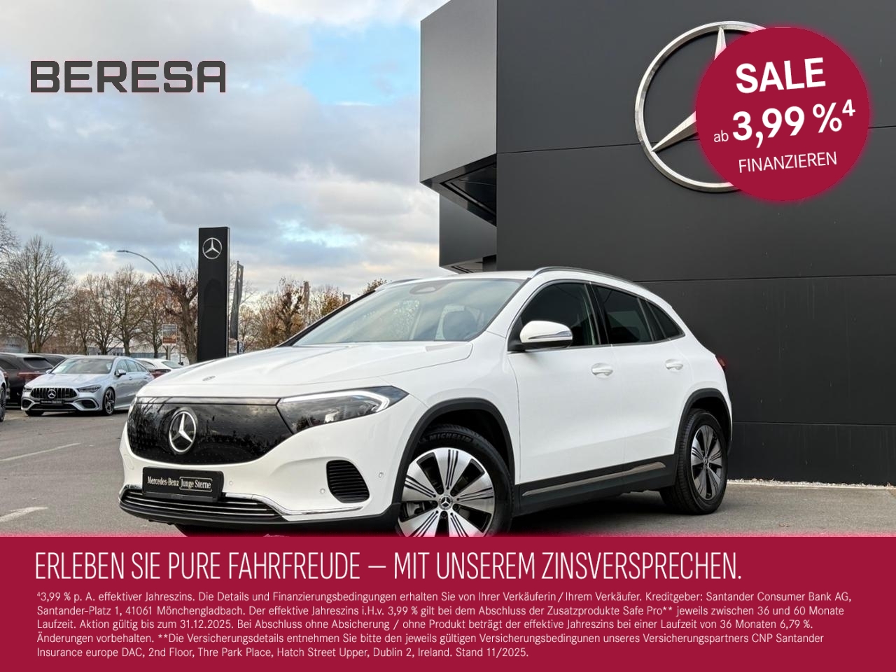 EQA 350 4M Progressive AHK CarPlay Kamera Winter