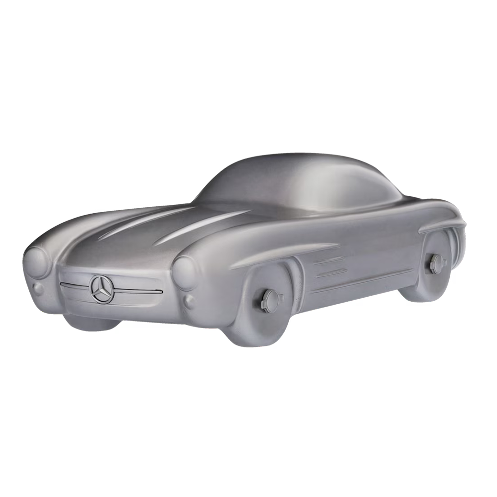 Mercedes-Benz 300 SL Coupé W198 II Skulptur silber Minichamps 1:18