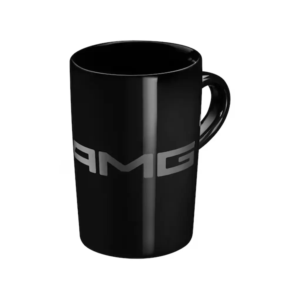 Mercedes-AMG Kaffeebecher Porzellan, Schwarz glänzend