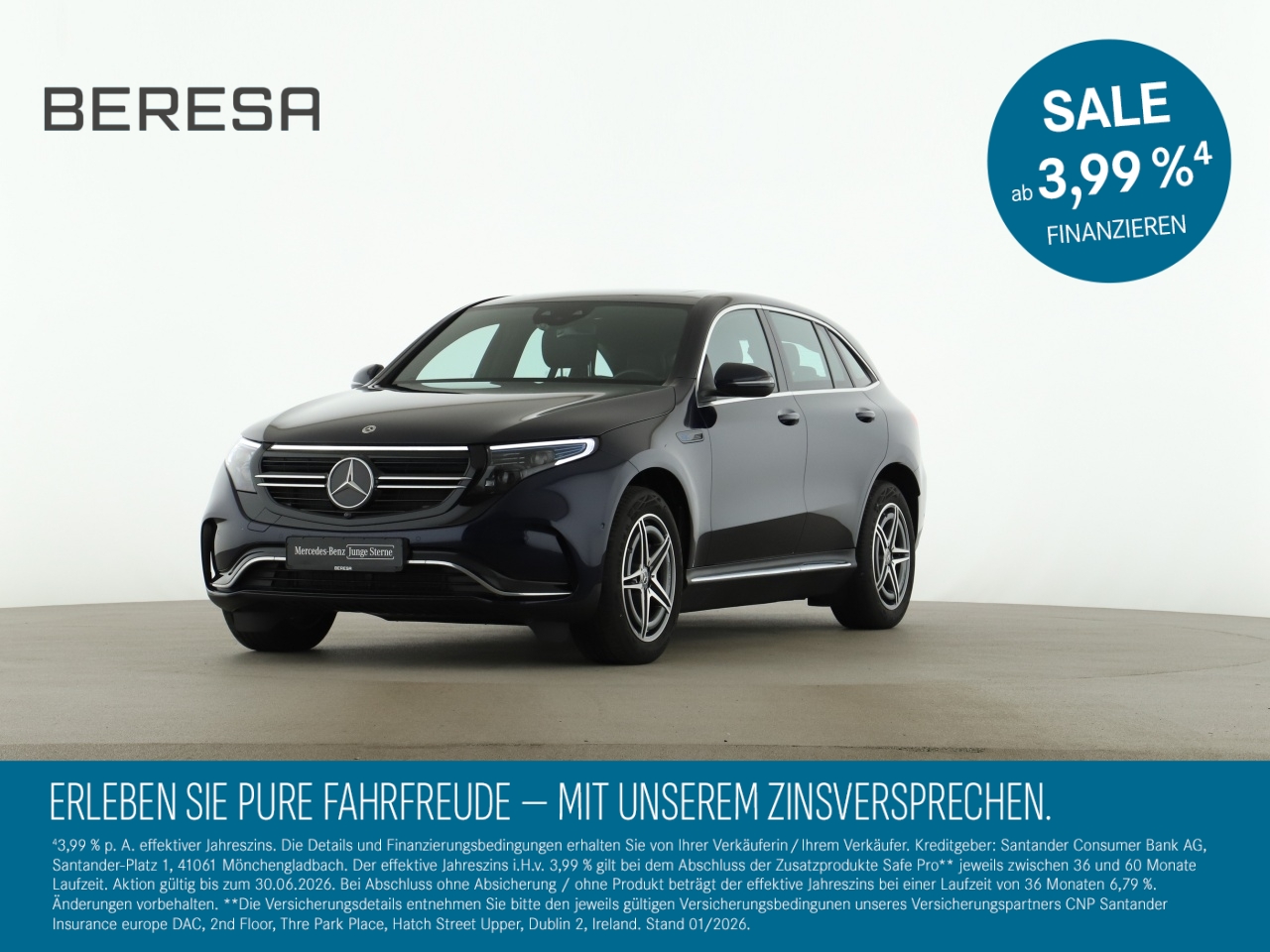 EQC 400 4M AMG HUD Schiebedach Memory LED Navi