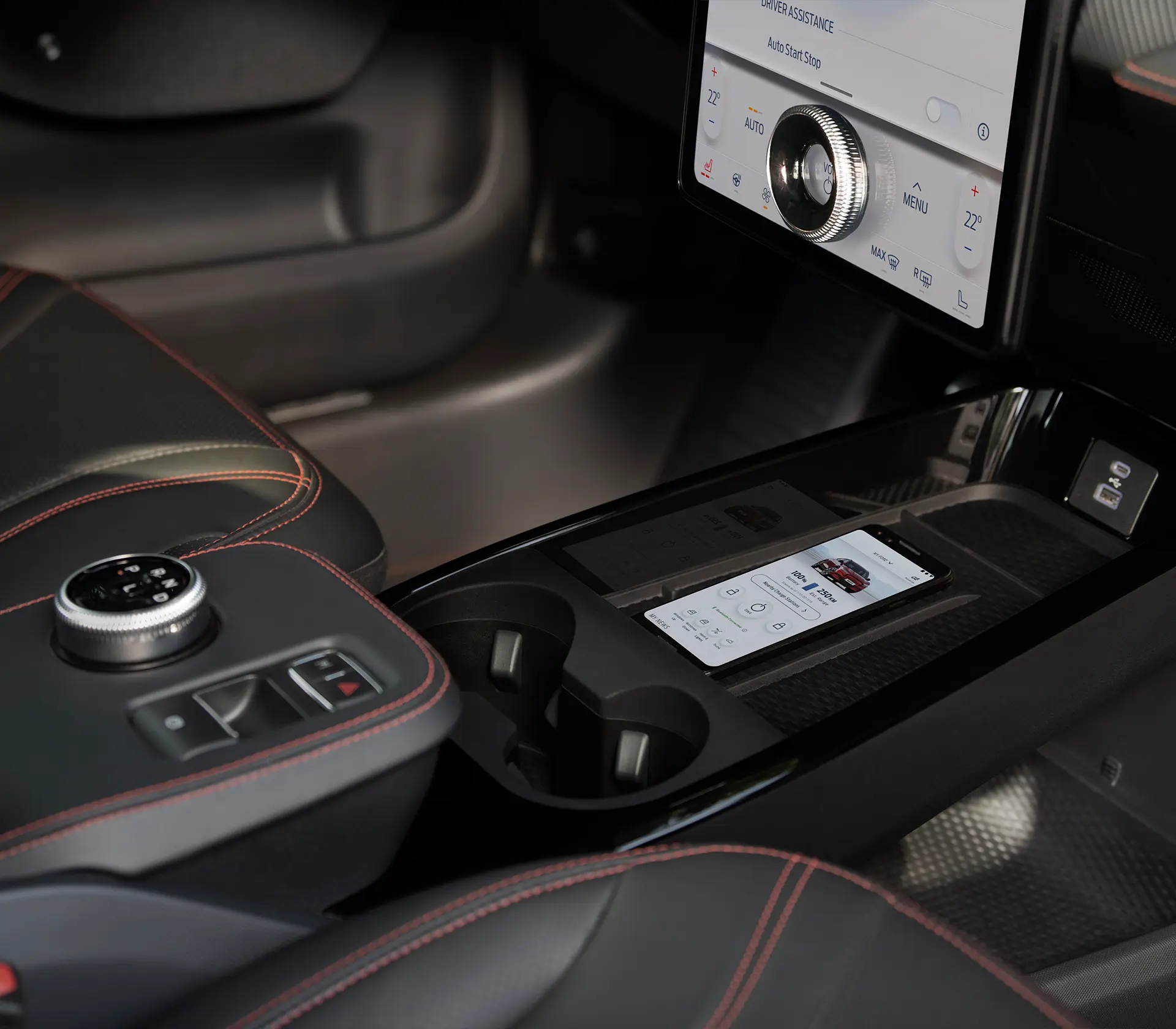 Mittelkonsole des Mustang Mach-E