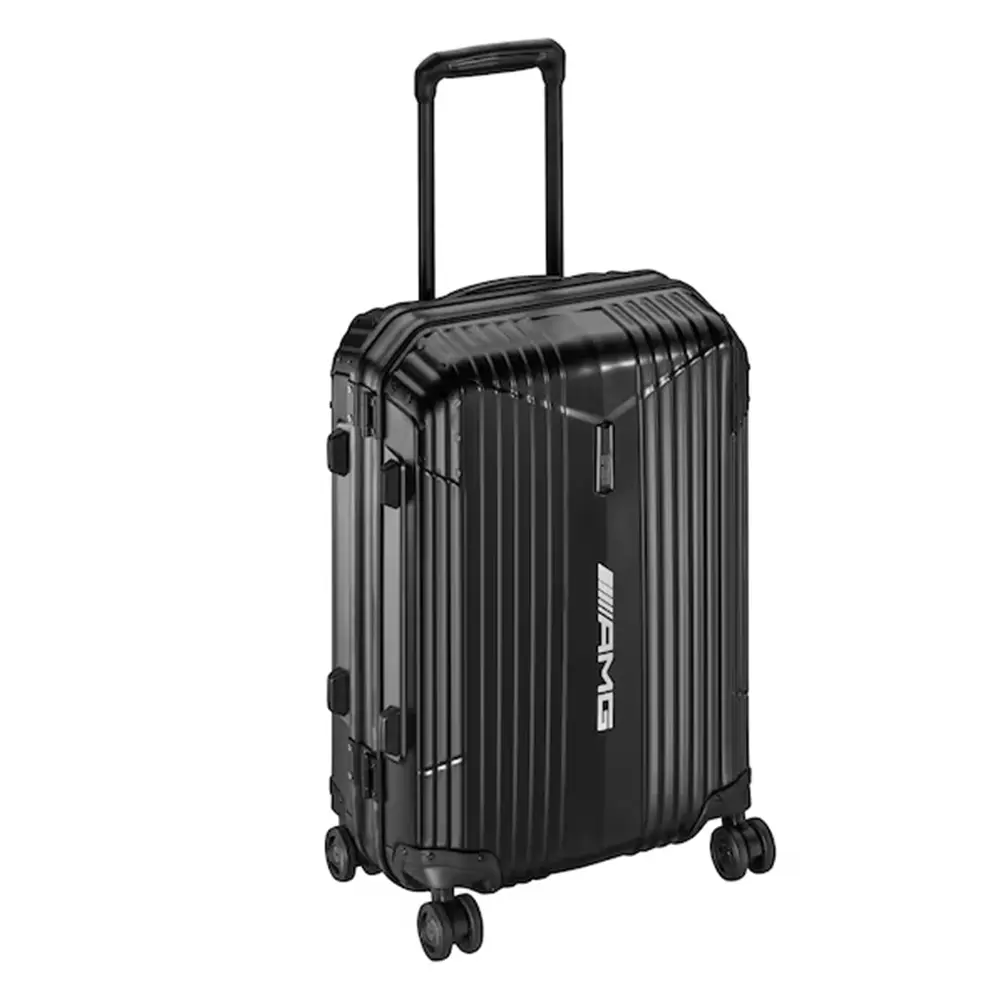 Mercedes-AMG Koffer, 55 cm, TSA-Schloss, 4 Doppelrollen, Aluminium
