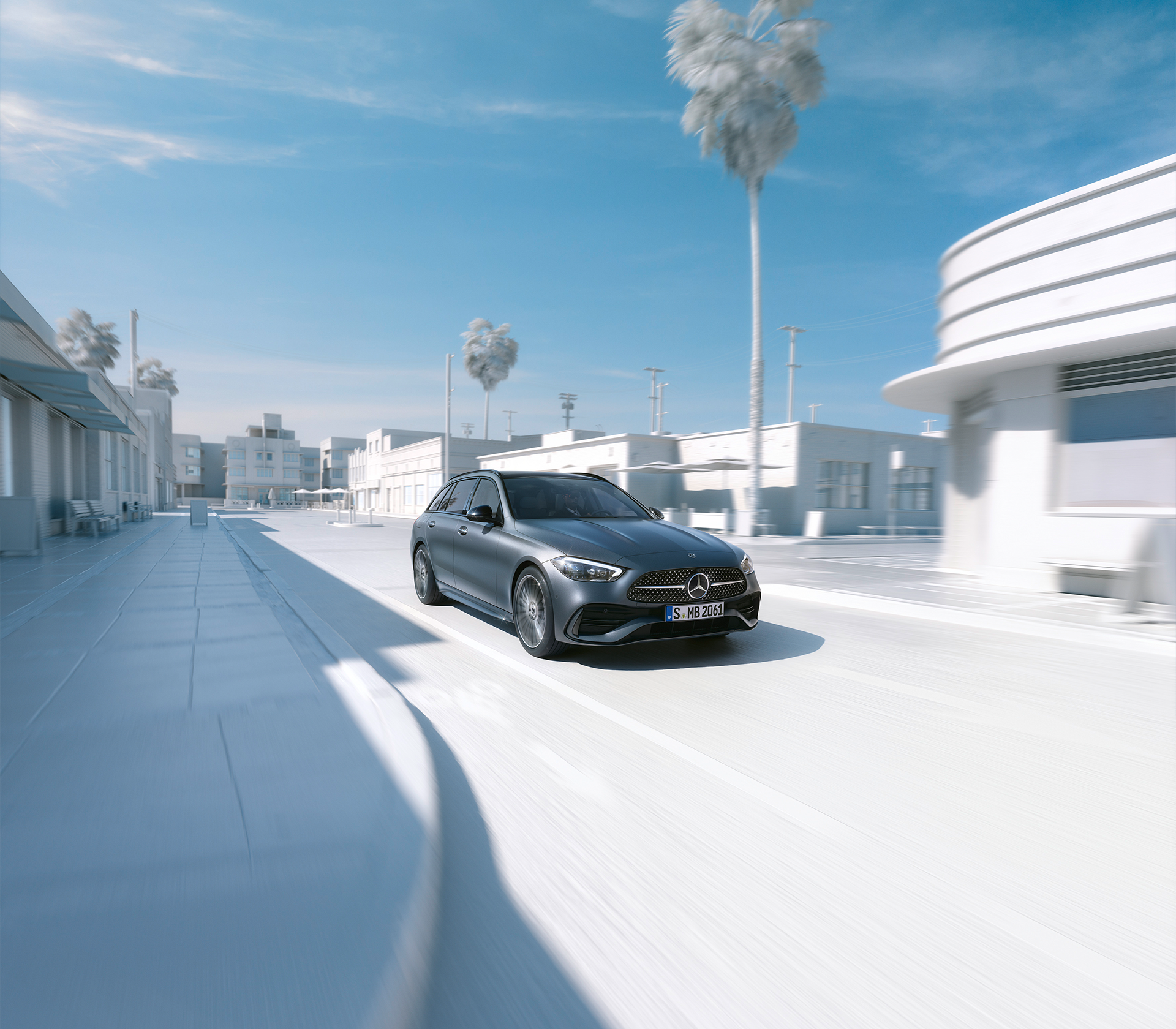 Mercedes-Benz C-Klasse T-Modell in grau 