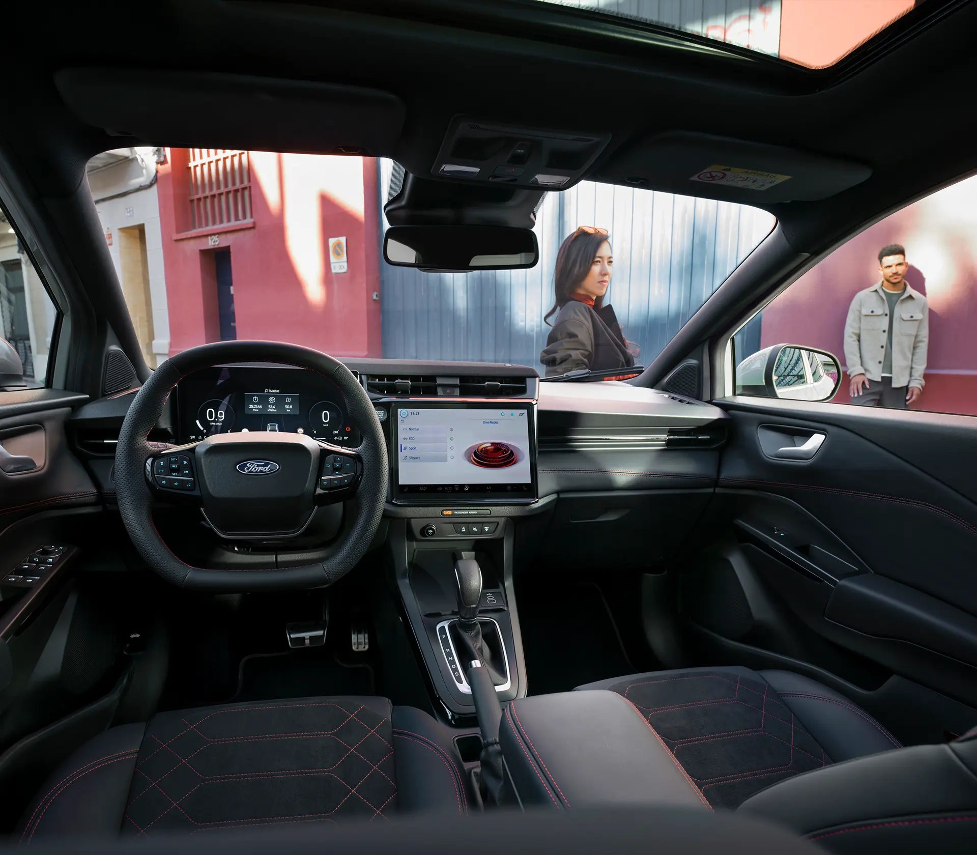 das Interieur des Ford Puma