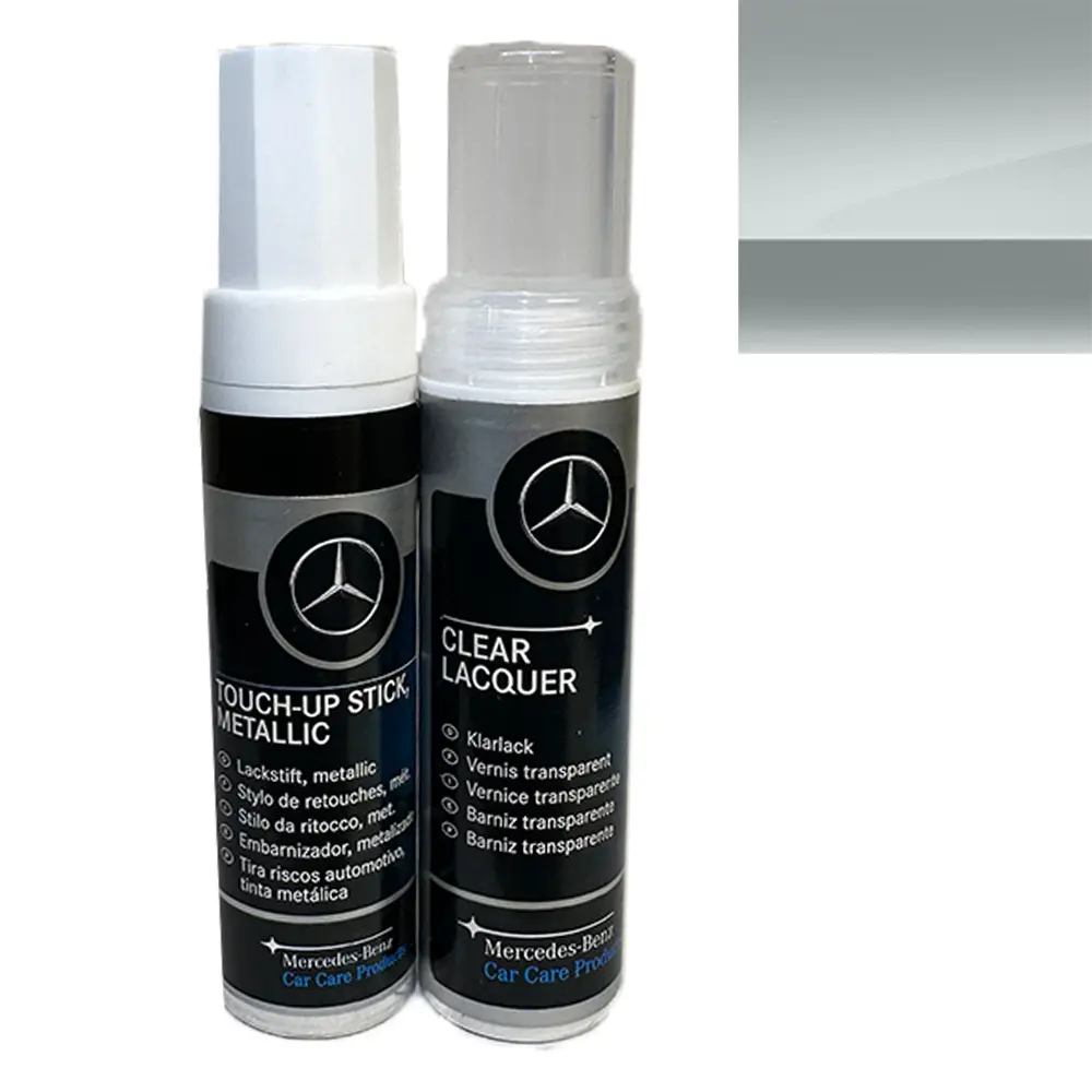 Mercedes-Benz Metallic-Lackstift Bergkristallweiß