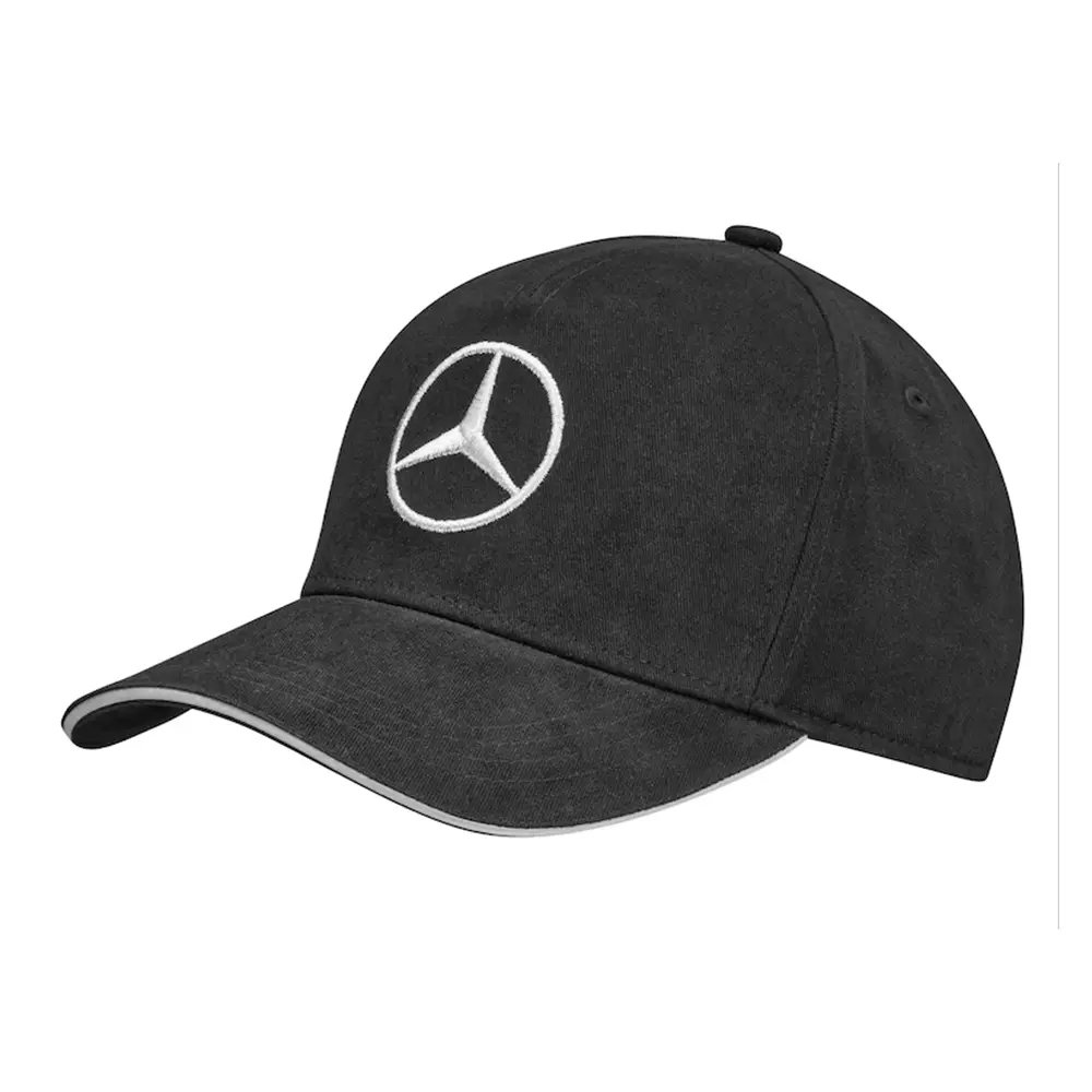 Mercedes-Benz Cap Unisex Schwarz mit Silberdetails