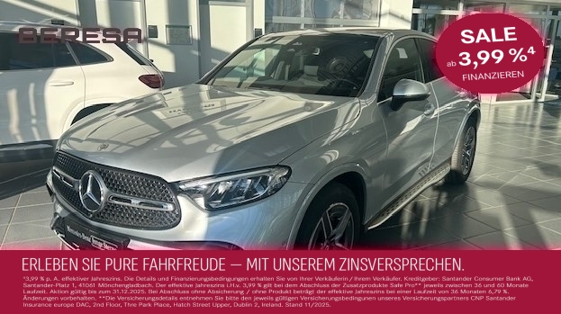 GLC 300 d 4M Coupé AMG Pano AHK Trittbretter 360
