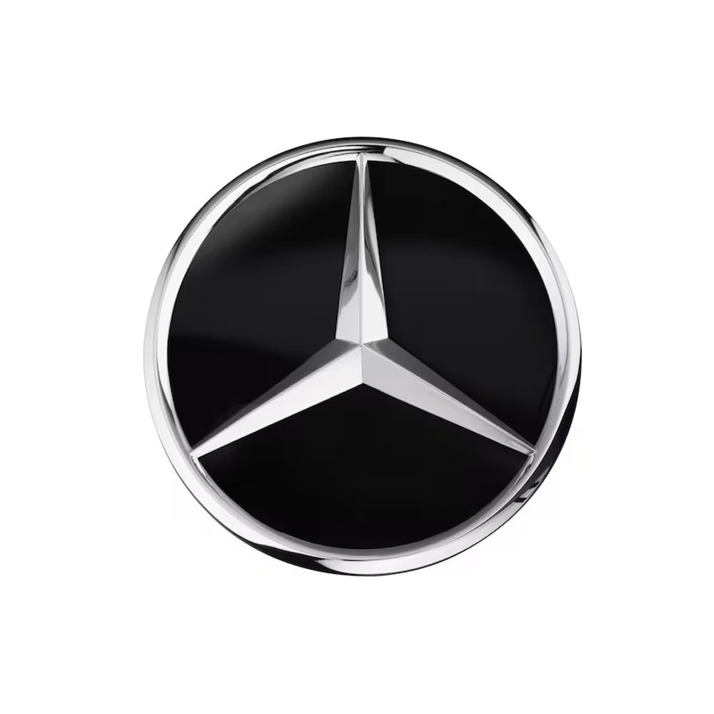 Mercedes-Benz Radnabenabdeckung Stern schwarz matt 66,8 mm