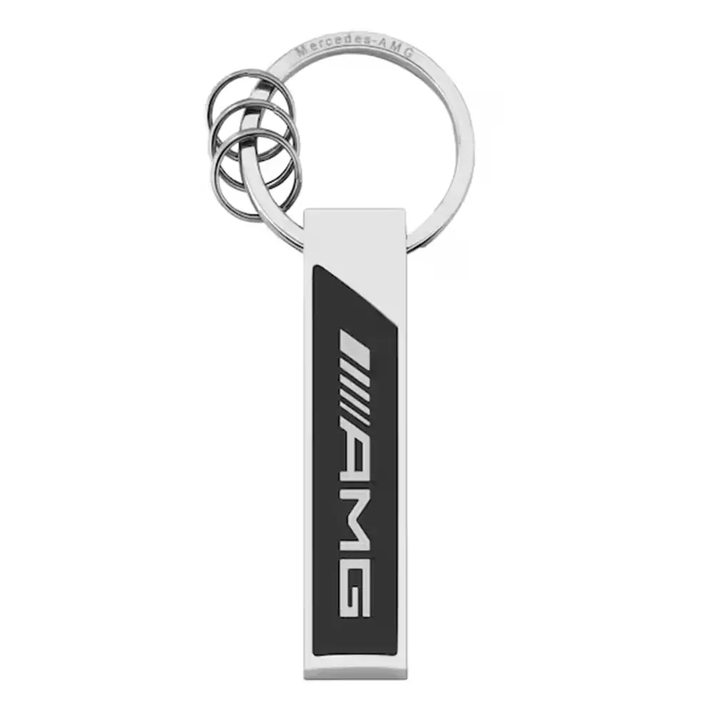 Mercedes-AMG Schlüsselanhänger aus Edelstahl mit Logo