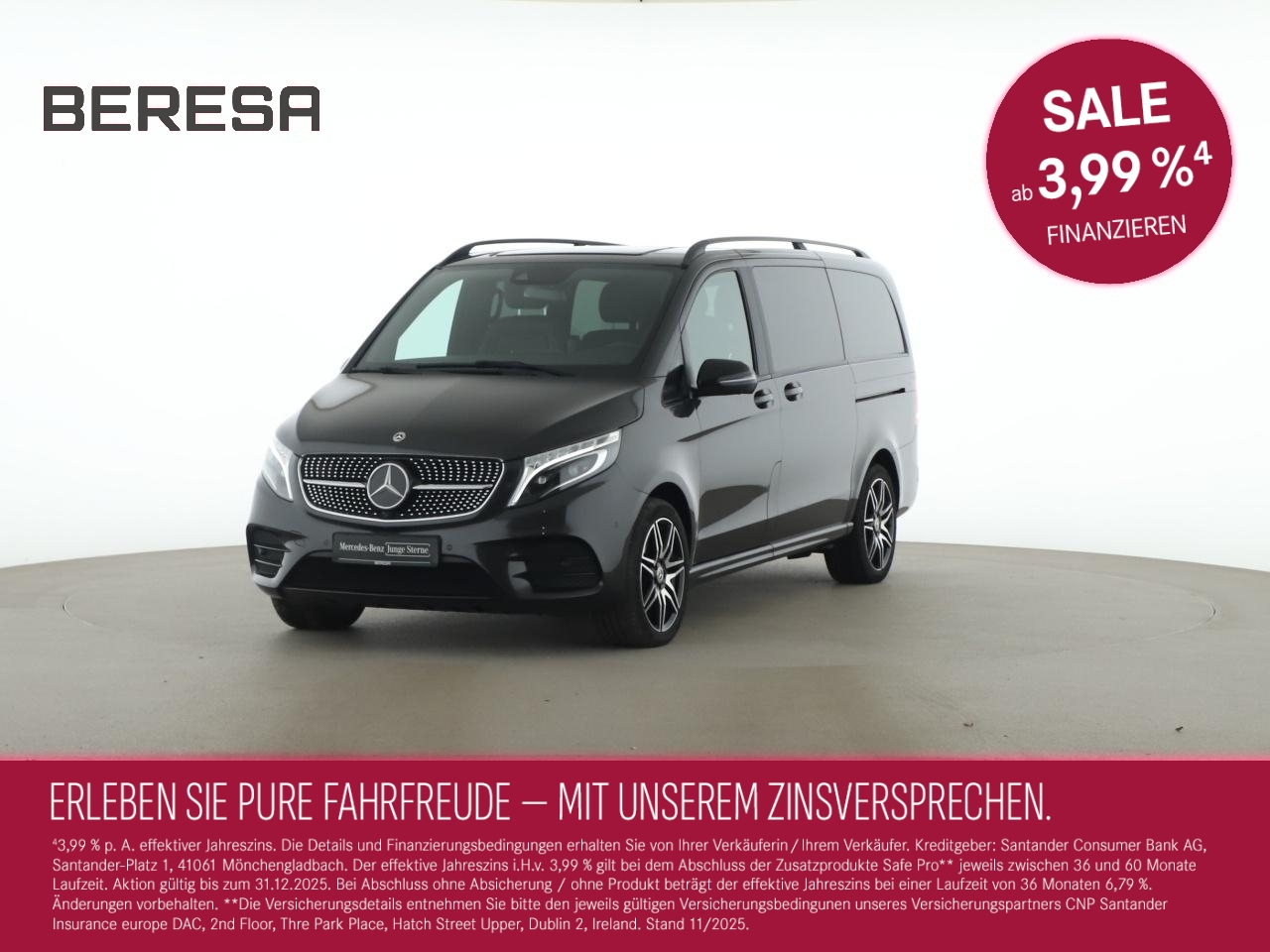 V 300 d lang 4M AMG AVANTGARDE Distr. AHK 360°