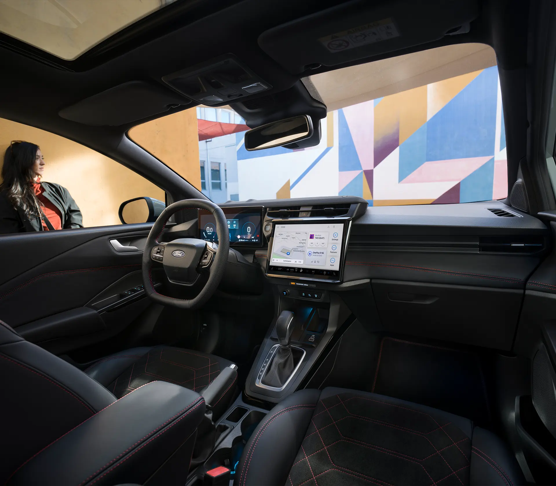 das Interieur des Ford Puma