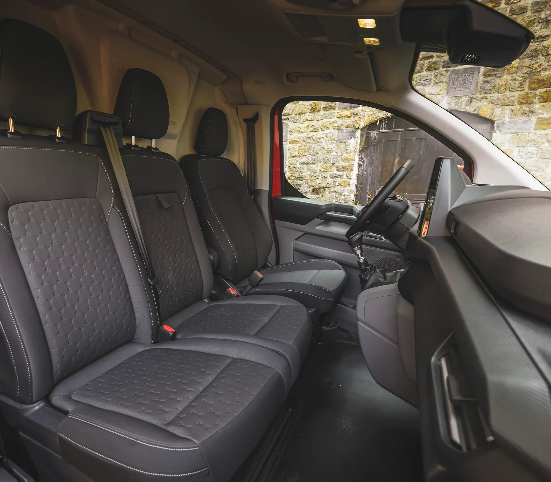 vorderen Sitze im Transit Custom