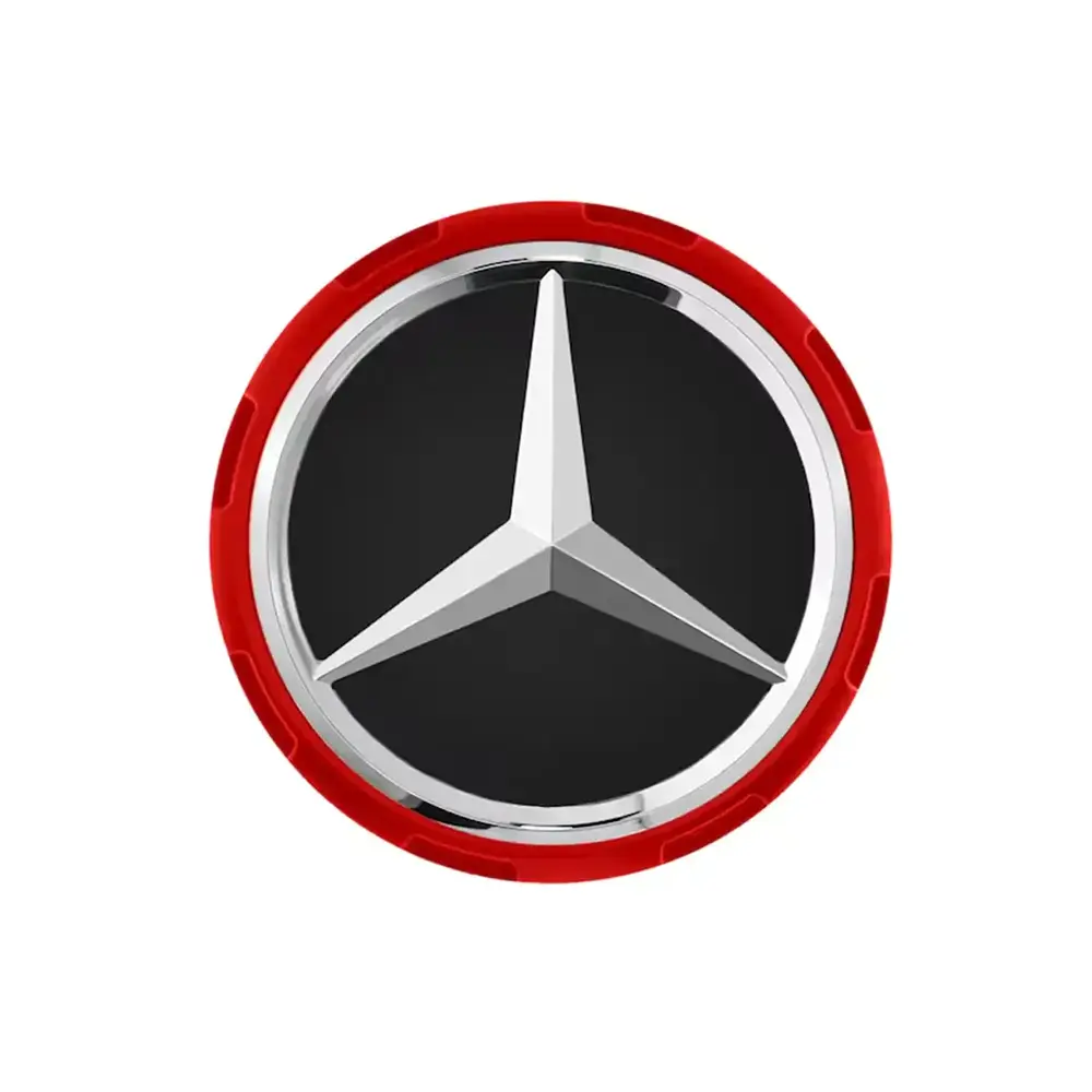 Mercedes-Benz AMG Radnabenabdeckung Zentralverschluss 71,8 mm Rot