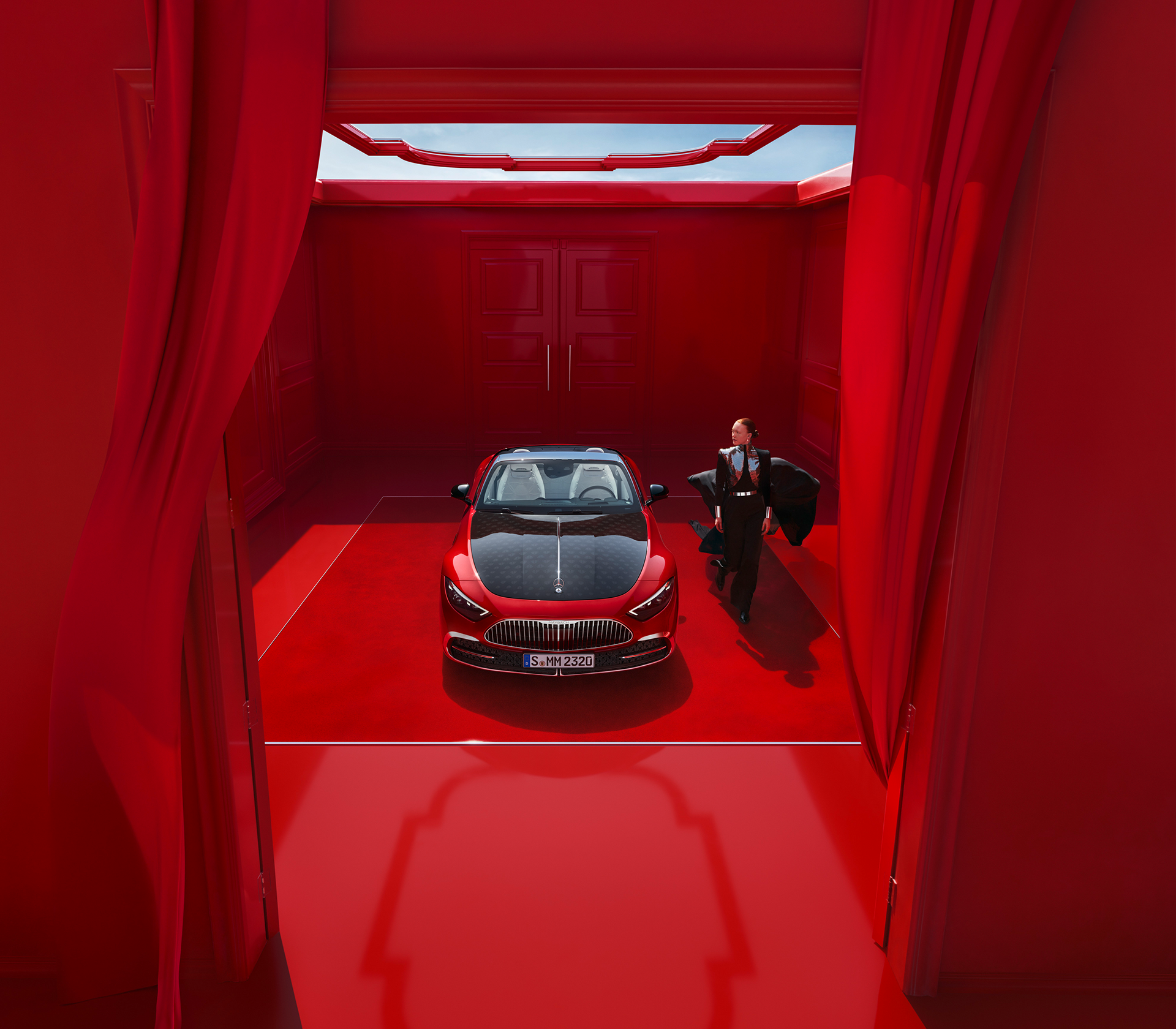 Maybach SL frontale perspektive