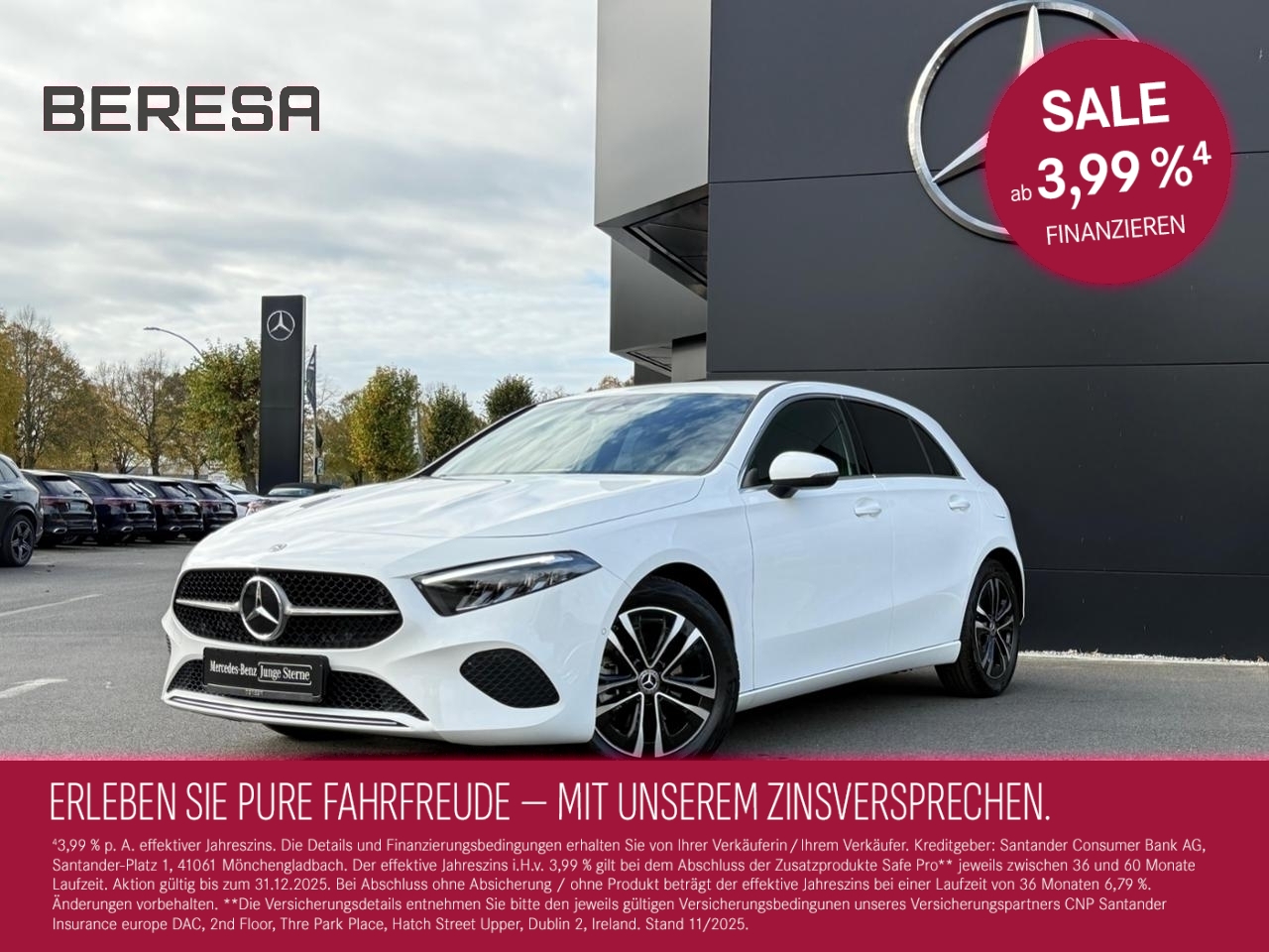 A 180 Progressive LED Kamera getöntes Glas MBUX