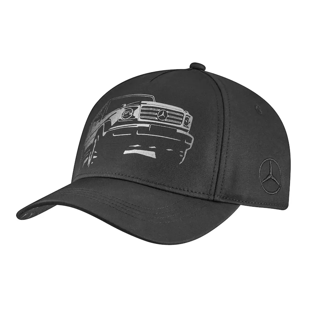 Mercedes-Benz Baseball-Cap Schwarz mit G-Klasse Motiv
