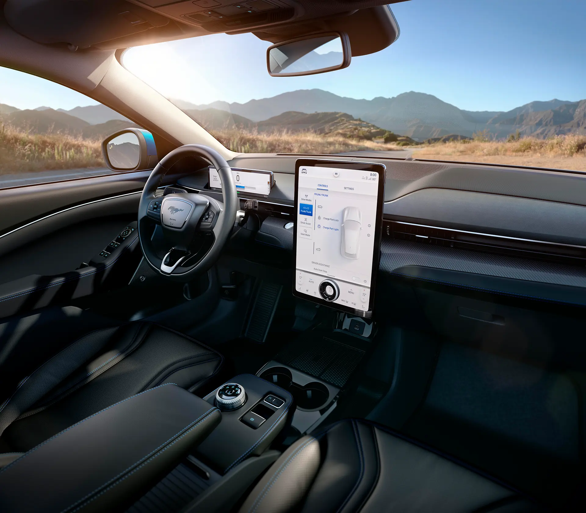 Interieur vom Mustang Mach-E